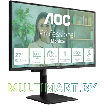 Монитор AOC Q27P4U картинка 2